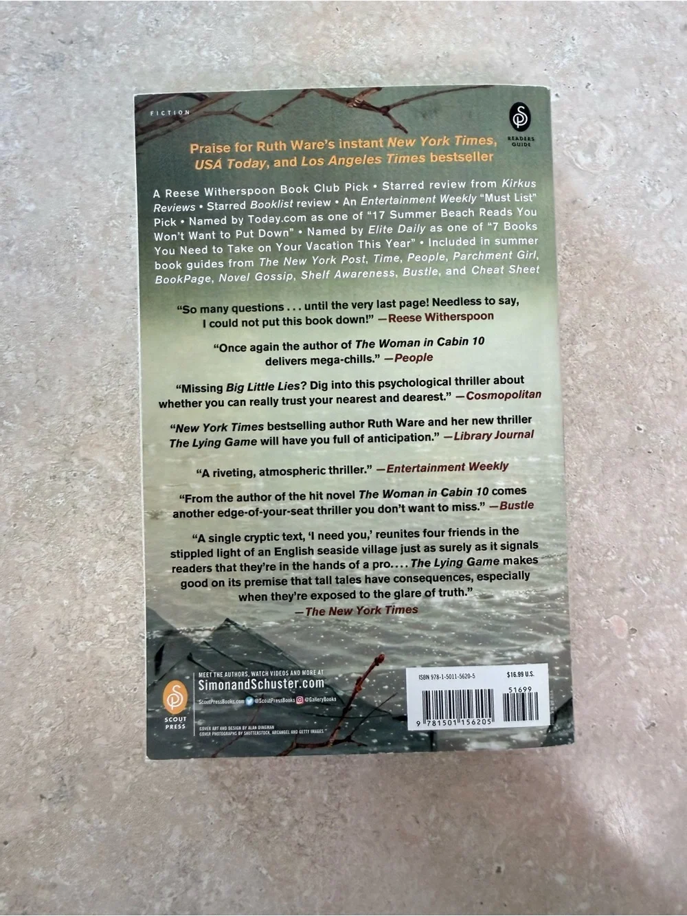 ‘The Lying Game’ Paperback by Ruth Ware